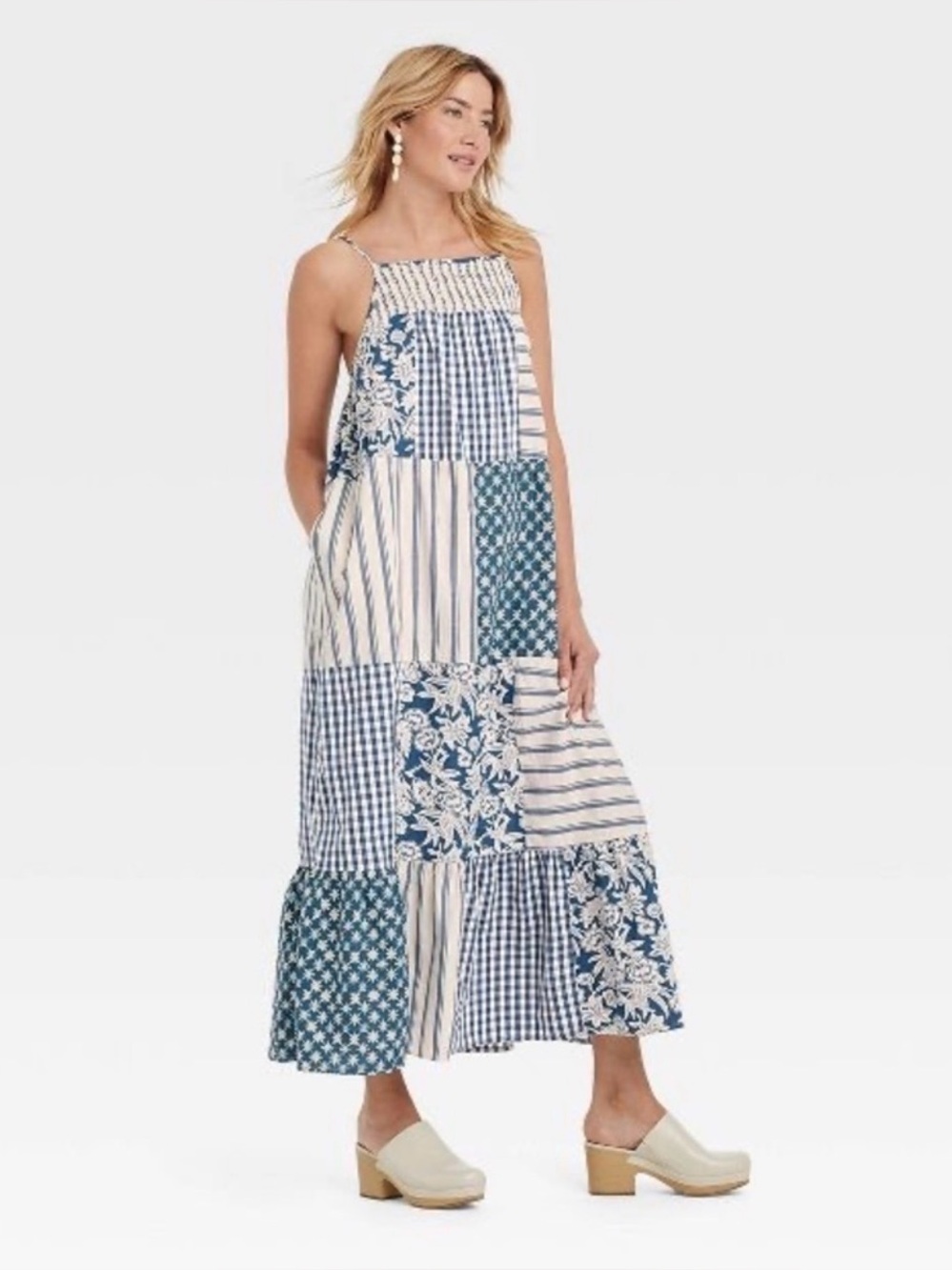 Universal Thread Patchwork Maxi Dress